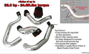 Injen's EVO VIII and IX Intake system with Upper and Lower IC Pipes