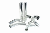 Vibrant Universal Aluminum Tubing: 45 Degree Elbow 3.5" x 15"